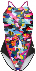 Women's swimwear Michael Phelps Tempe Lady Racing Back Multi/Pink Women's swimwear Michael Phelps Tempe Lady Racing Back Multi/Pink