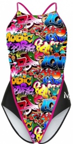 Women's swimwear Michael Phelps Tucson Lady Open Back Multi/Pink Women's swimwear Michael Phelps Tucson Lady Open Back Multi/Pink
