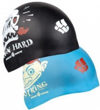 Mad Wave Pool King Reversible Swim Cap Junior Mad Wave Pool King Reversible Swim Cap Junior