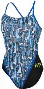 Women's swimwear Michael Phelps City Racing Back Multicolor/Black Women's swimwear Michael Phelps City Racing Back Multicolor/Black