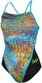Women's swimwear Michael Phelps Snake Racing Back Multicolor/Black Women's swimwear Michael Phelps Snake Racing Back Multicolor/Black