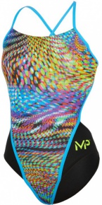 Women's swimwear Michael Phelps Snake Open Back Multicolor/Black Women's swimwear Michael Phelps Snake Open Back Multicolor/Black