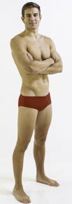 Men's swimsuit Finis Aquashort Solid Red