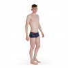 Men's swimsuit Speedo Kaleidoscope V 17cm Club Training Allover Brief Black/Blue/Light Adriatic/Fluo Tangerine