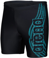 Men's swimsuit Arena Men Swim Mid Jammer Graphic Black Men's swimsuit Arena Men Swim Mid Jammer Graphic Black