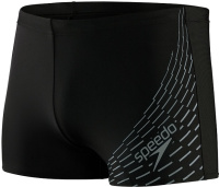 Men's swimsuit Speedo Medley Logo Aquashort Black/Ardesia Men's swimsuit Speedo Medley Logo Aquashort Black/Ardesia