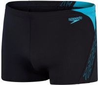 Men's swimsuit Speedo Hyper Boom Splice Aquashort Black/Bolt Men's swimsuit Speedo Hyper Boom Splice Aquashort Black/Bolt