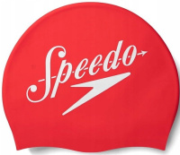 Speedo Slogan Print Swimming Cap