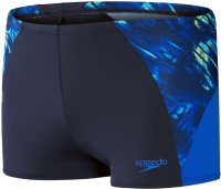 Men's swimsuit Speedo Eco Endurance+ Splice Aquashort True Navy/Cobalt/Blue/Lemon Men's swimsuit Speedo Eco Endurance+ Splice Aquashort True Navy/Cobalt/Blue/Lemon