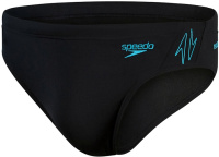 Men's swimsuit Speedo Hyper Boom Splice Brief Black/Bolt Men's swimsuit Speedo Hyper Boom Splice Brief Black/Bolt