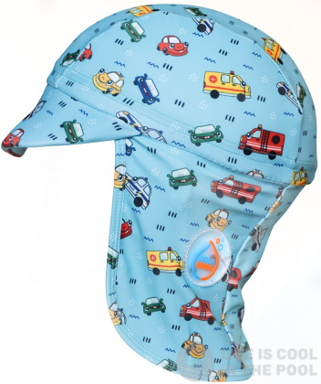 Vaikiška paplūdimio kepurė AquaKiddo Hat Cars