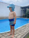 Vaikiški maudymosi kostiumėliai kūdikiams AquaKiddo Swim Nappy Cars