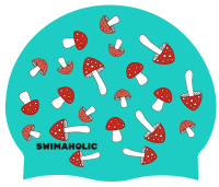 Vaikų plaukimo kepuraitė Swimaholic Mushrooms Classic Cap Junior