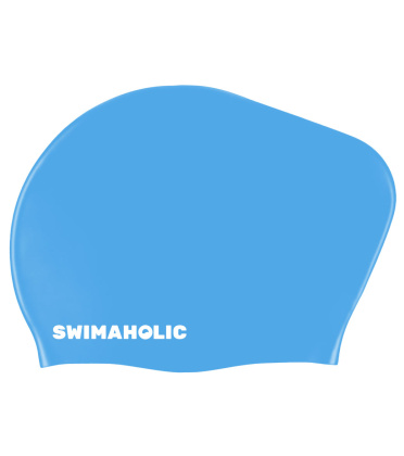 Vaikiška plaukimo kepuraitė ilgiems plaukams Swimaholic Long Hair Cap Junior