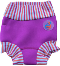 Vaikiški maudymosi kostiumėliai kūdikiams AquaKiddo Swim Nappy Neon Pink