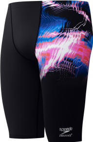 Speedo Placement Printed Jammer Black/Pink