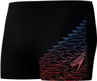 Speedo Medley Logo Aquashort Black/Blue/Red
