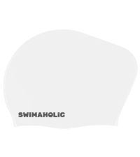 Vaikiška plaukimo kepuraitė ilgiems plaukams Swimaholic Long Hair Cap Junior
